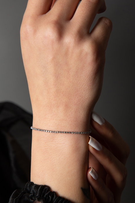 Heliophilia Silver Pulsera de Metal Plateada CBL9576